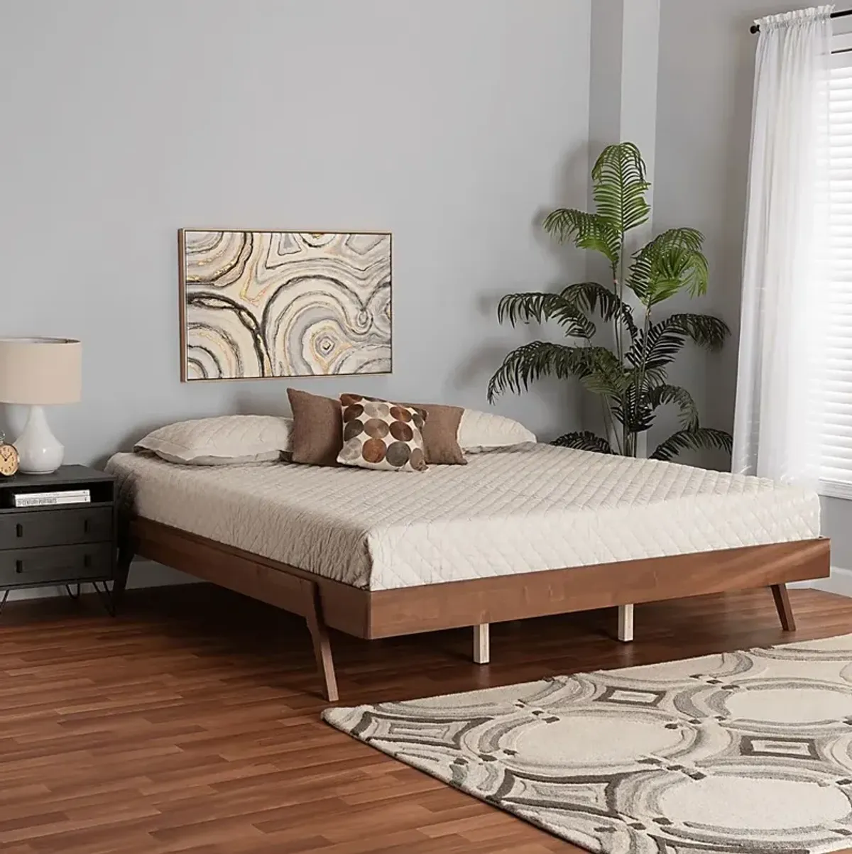 Barandal Brown Queen Bed