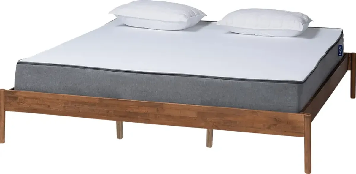 Biscaine Brown Queen Bed