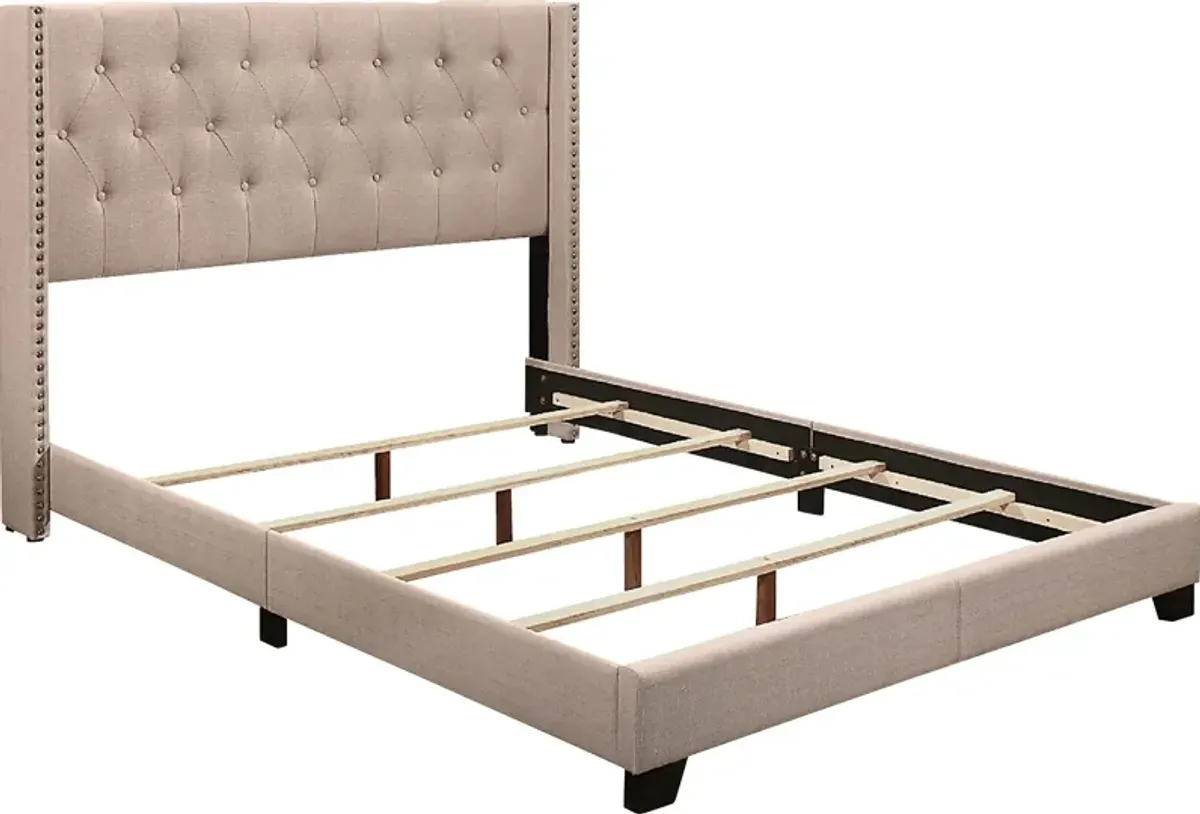 Galewood Beige Queen Upholstered Bed