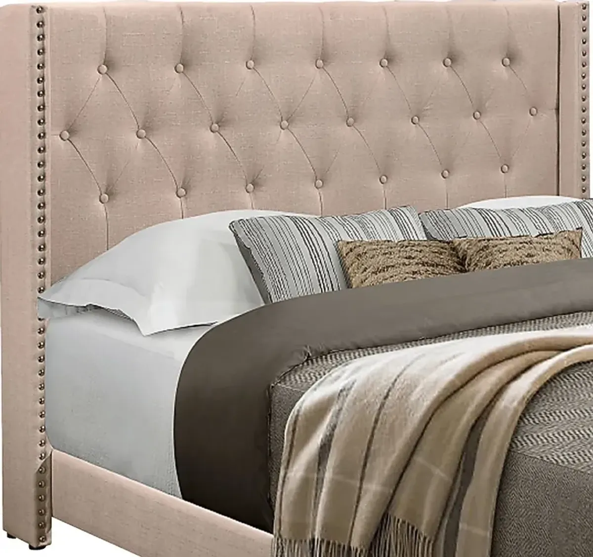 Galewood Beige Queen Upholstered Bed