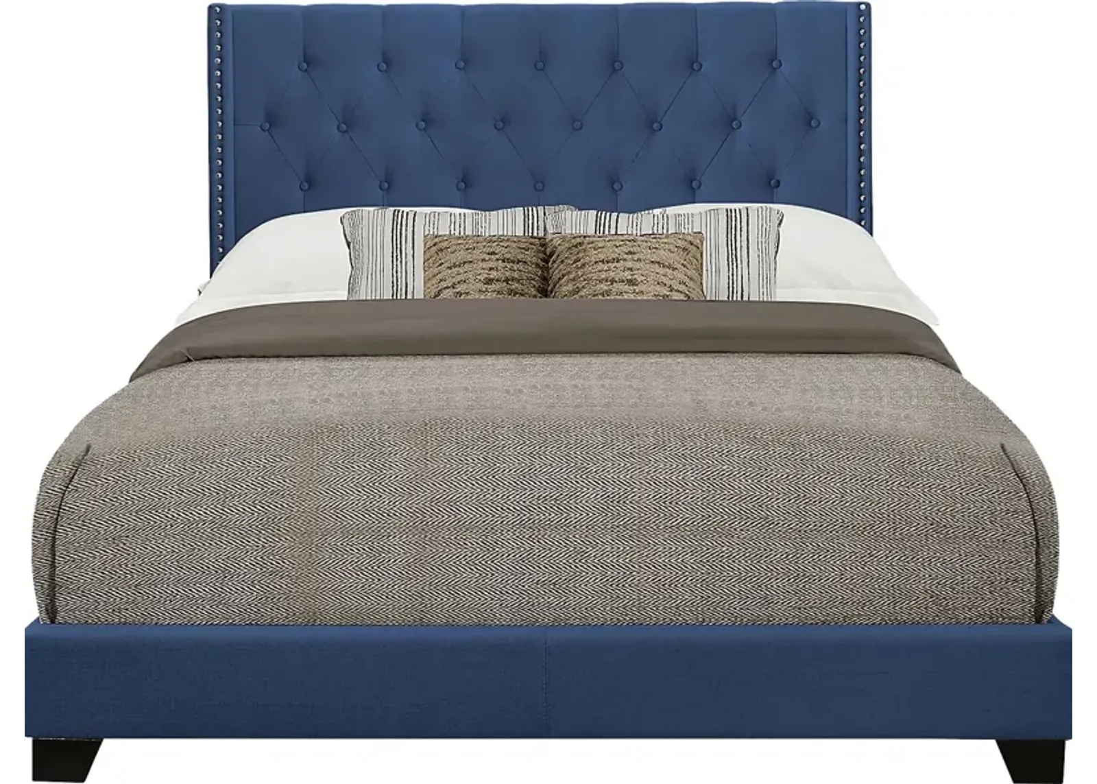 Galewood Blue Queen Upholstered Bed