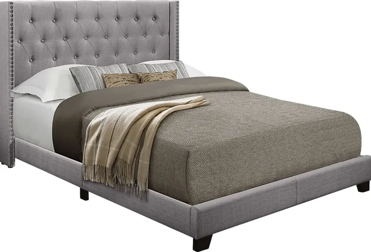 Galewood Gray Queen Upholstered Bed