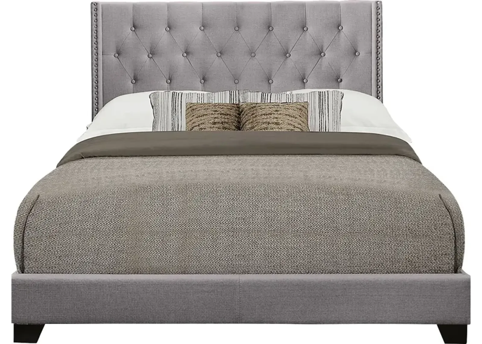 Galewood Gray Queen Upholstered Bed