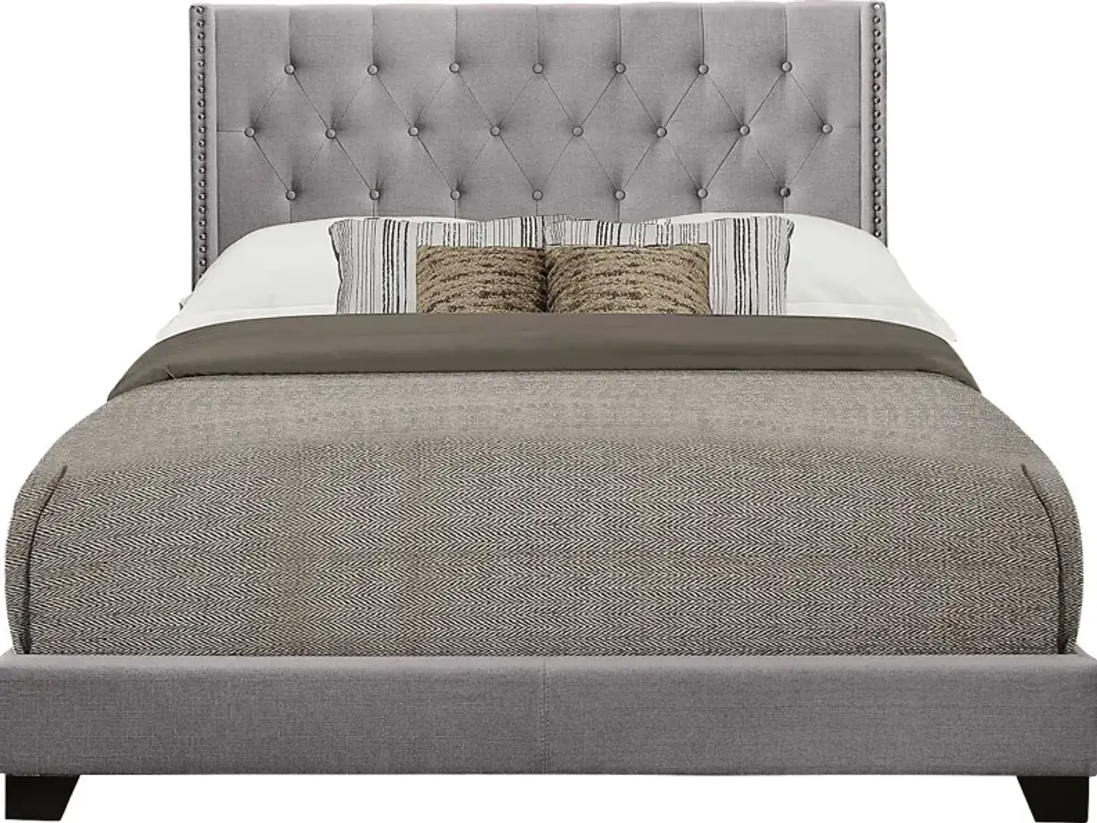 Galewood Gray Queen Upholstered Bed