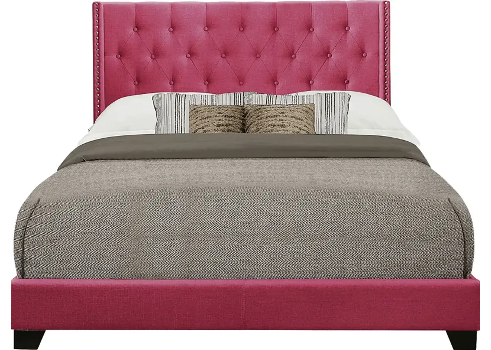 Galewood Pink Queen Upholstered Bed