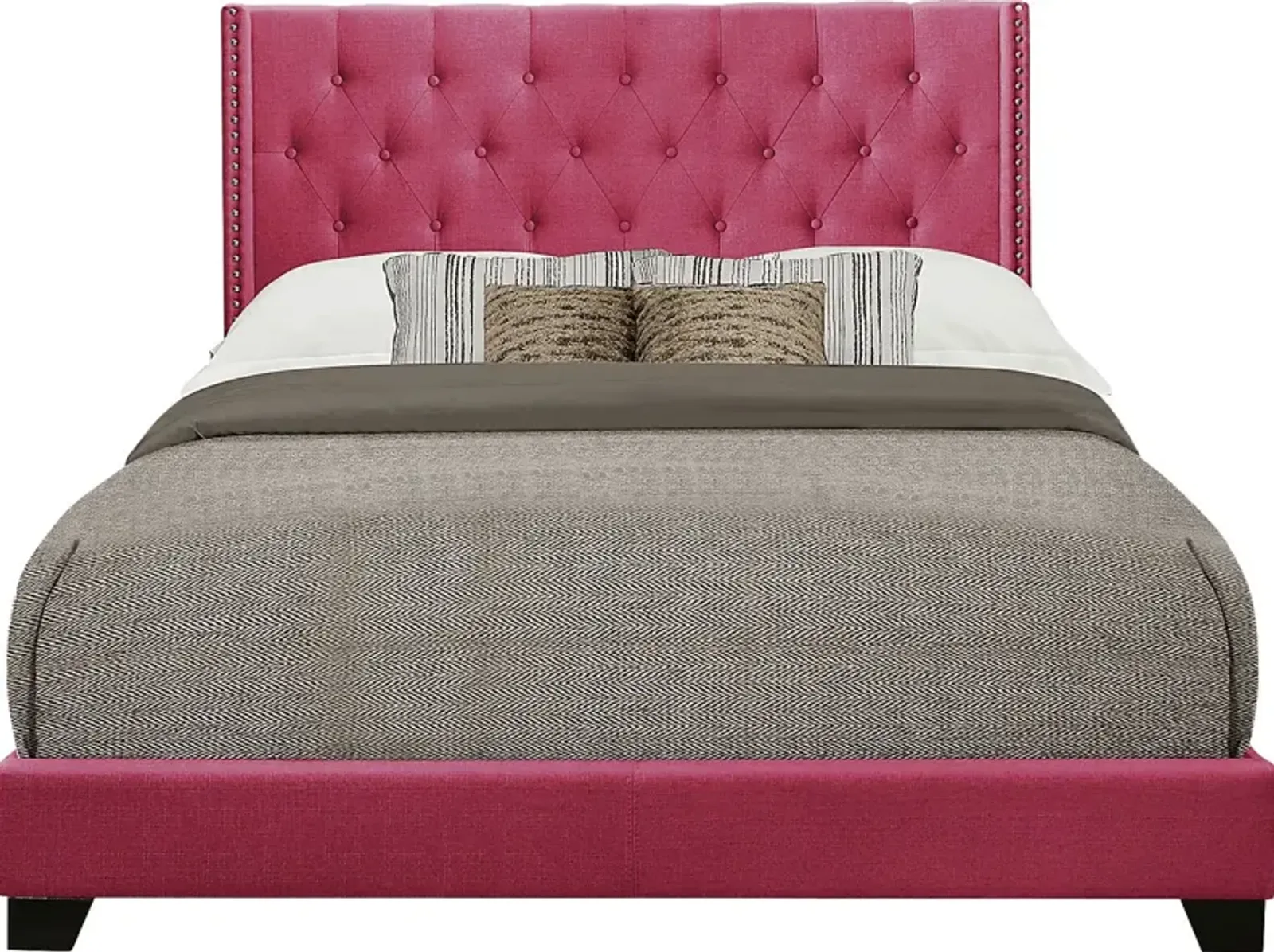 Galewood Pink Queen Upholstered Bed