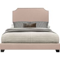 Carshalton Beige Queen Upholstered Bed