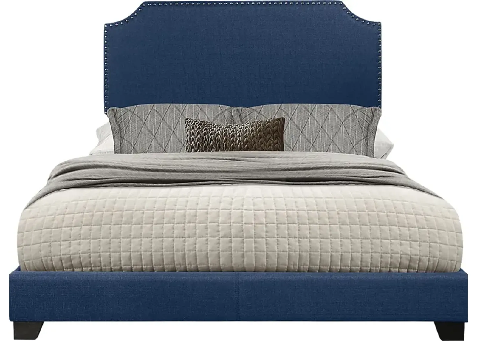 Carshalton Blue Queen Upholstered Bed