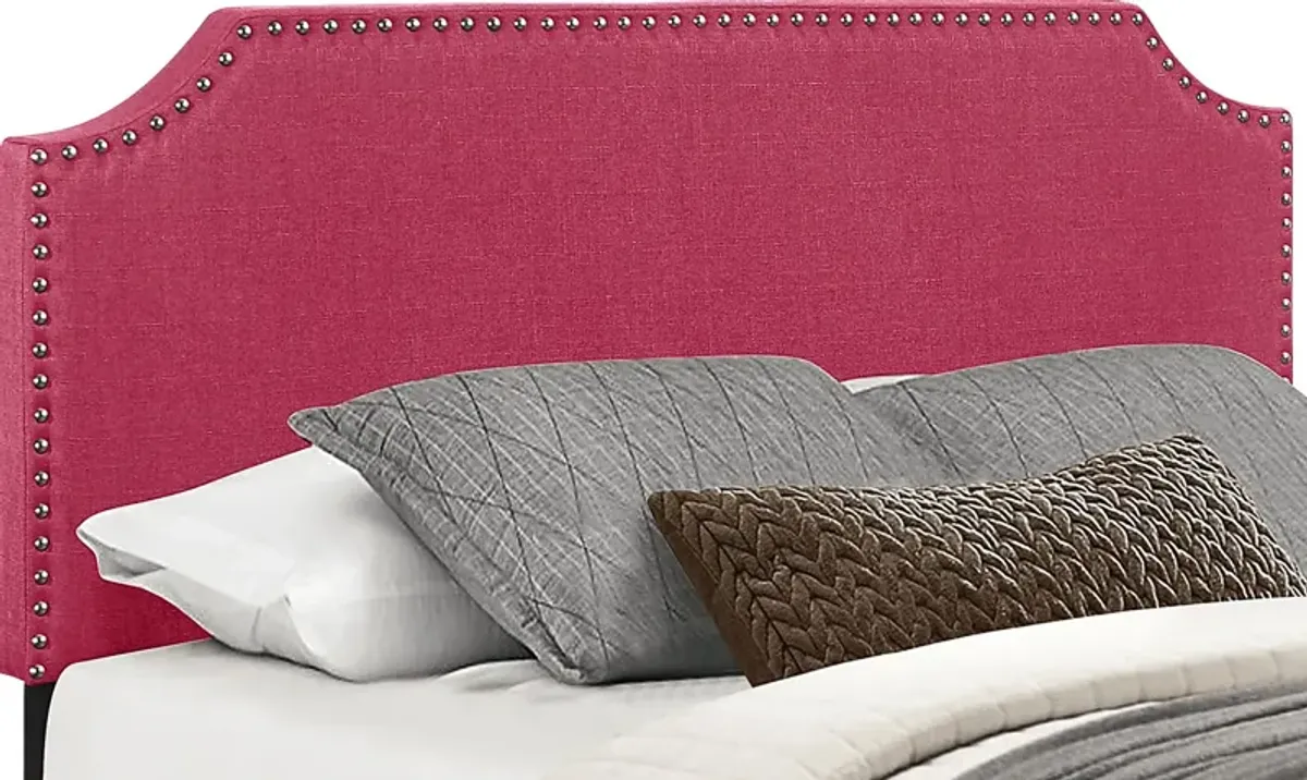 Carshalton Pink Queen Upholstered Bed