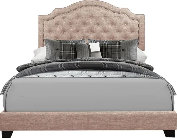 Bowerton Beige Queen Upholstered Bed