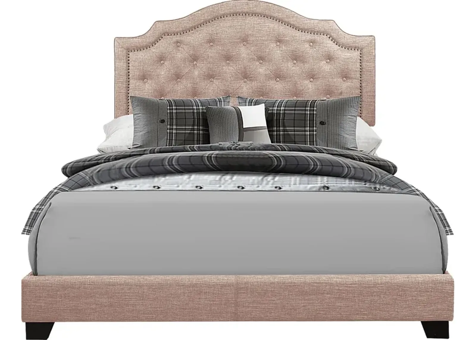 Bowerton Beige Queen Upholstered Bed