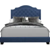 Bowerton Blue Queen Upholstered Bed