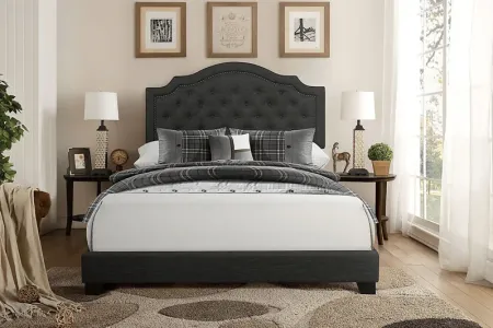Bowerton Dark Gray Queen Upholstered Bed