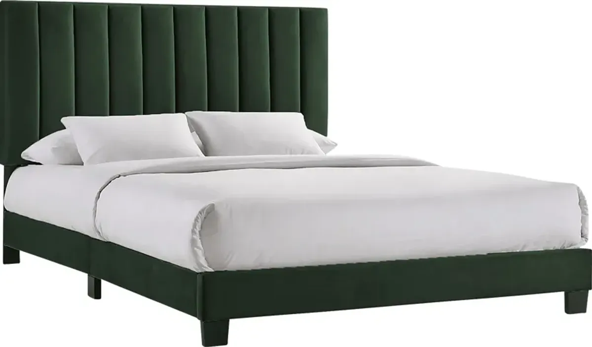 Kekoa Emerald 3 Pc Queen Platform Bed