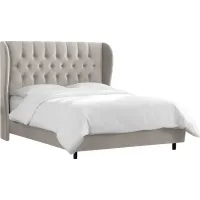 Whitmere Light Gray Queen Bed
