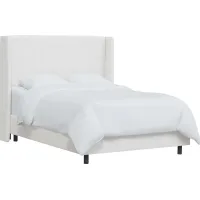 Delorna I White Queen Bed