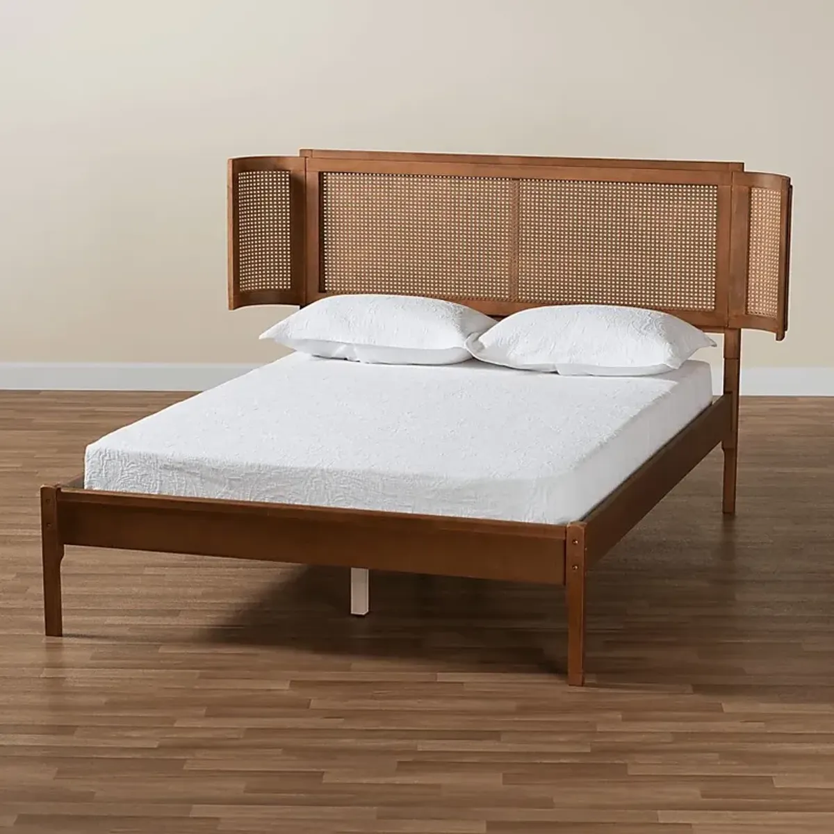 Mayme Brown Queen Platform Bed