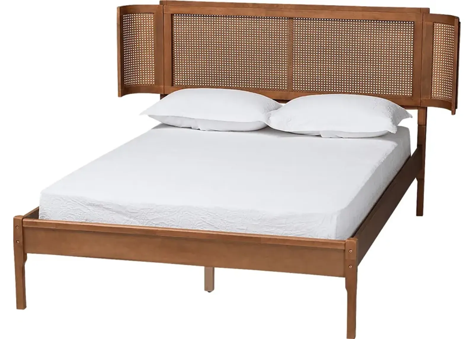 Mayme Brown Queen Platform Bed