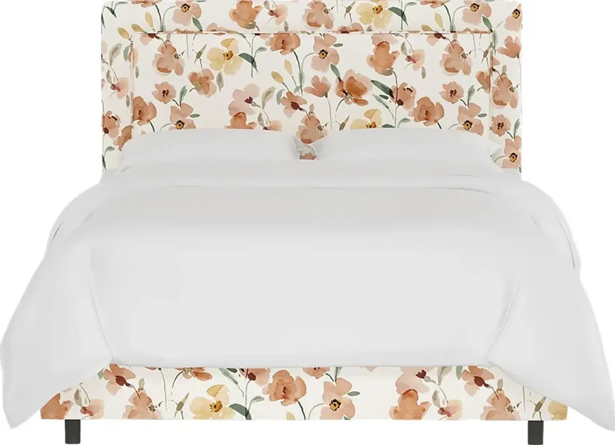 Sweet Plains Cream King Upholstered Bed