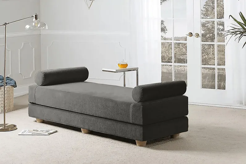 Adelaide Charcoal Queen Day Bed