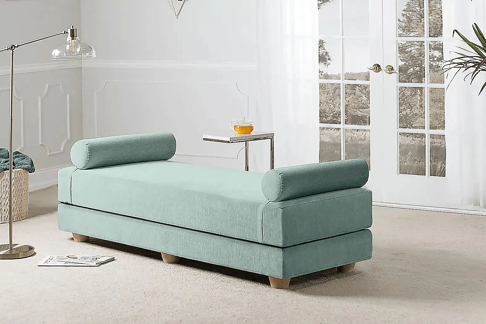 Adelaide Green Queen Daybed