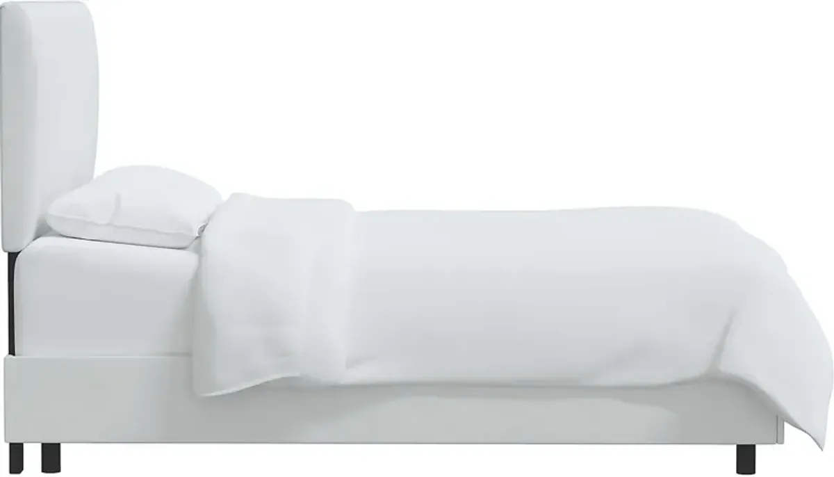 Norlana White Queen Bed