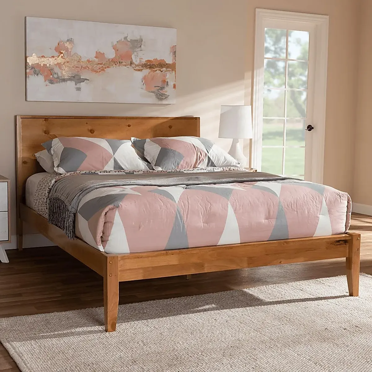 Ector Brown Queen Bed