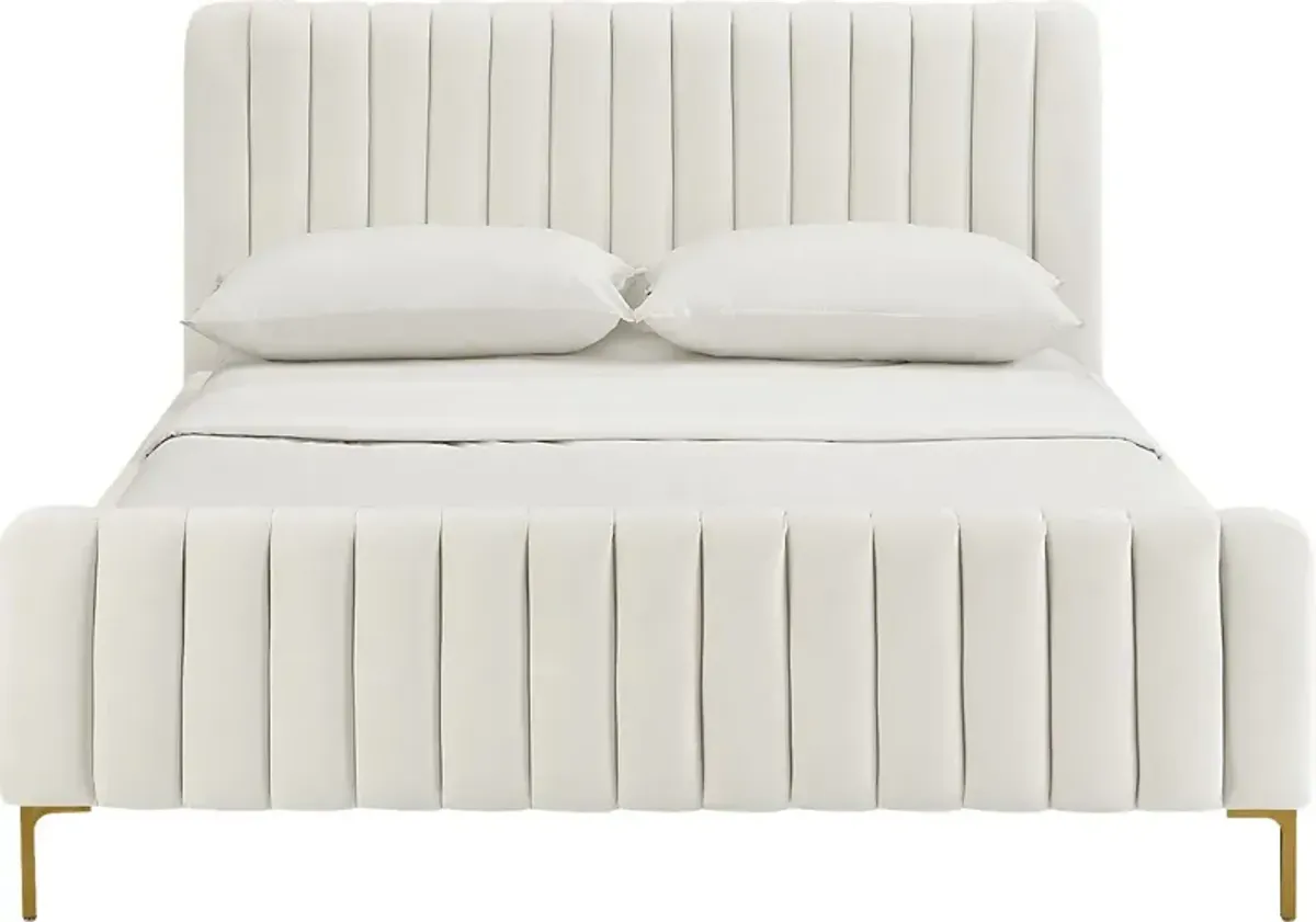 Beineke Cream Queen Bed