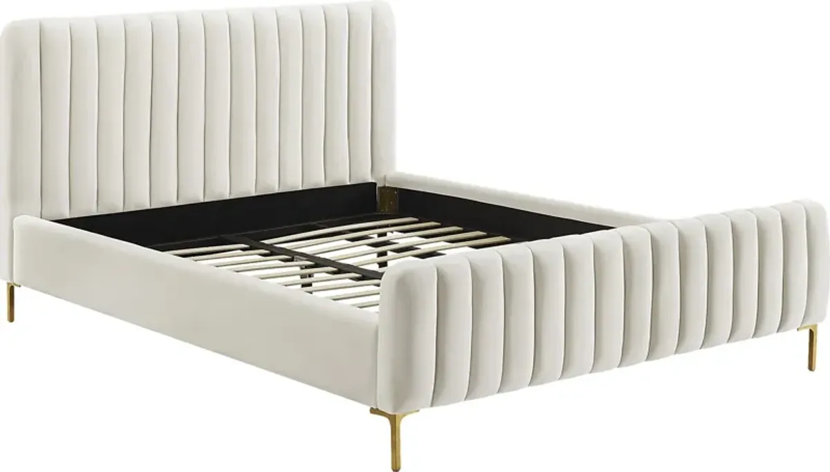 Beineke Cream Queen Bed