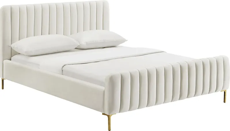 Beineke Cream Queen Bed