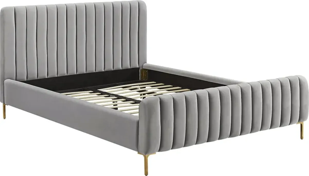 Beineke Gray Queen Bed