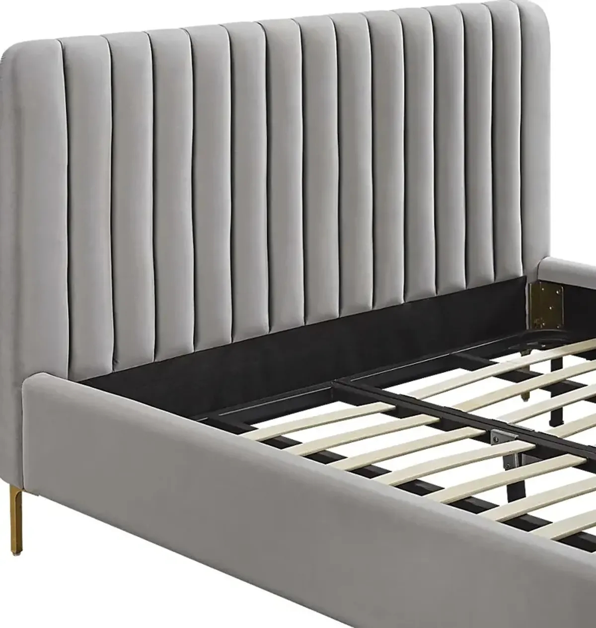 Beineke Gray Queen Bed