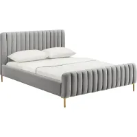Beineke Gray Queen Bed