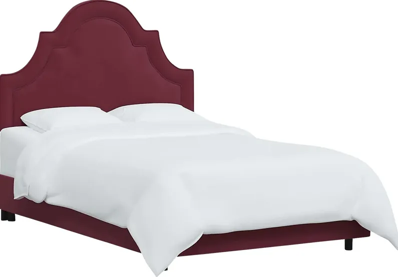 Aldimo Red King Bed