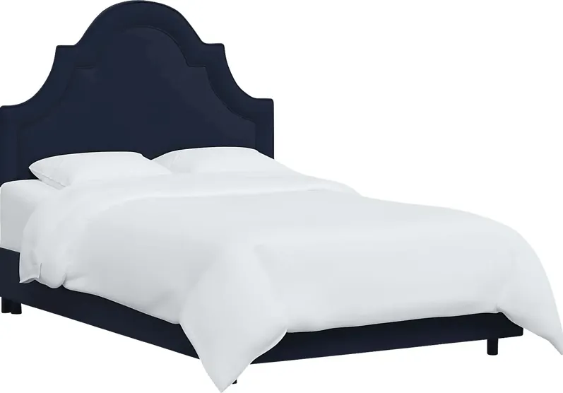 Aldimo Blue King Bed