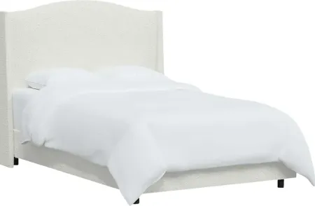 Alvena White King Bed
