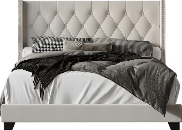Erdrick Light Gray King Bed