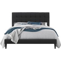 Estaugh Black King Bed