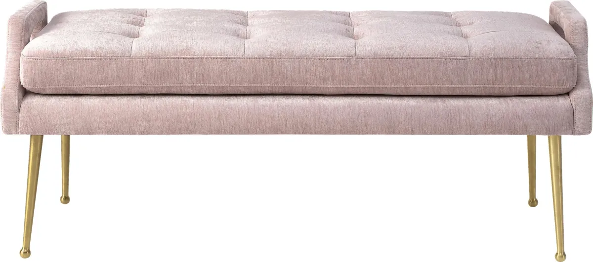 Amalea Blush Accent Bench