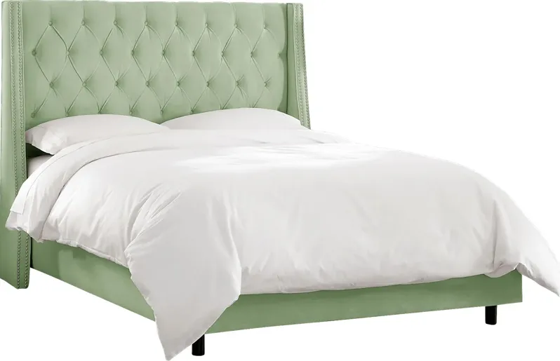 Garonne Green King Bed