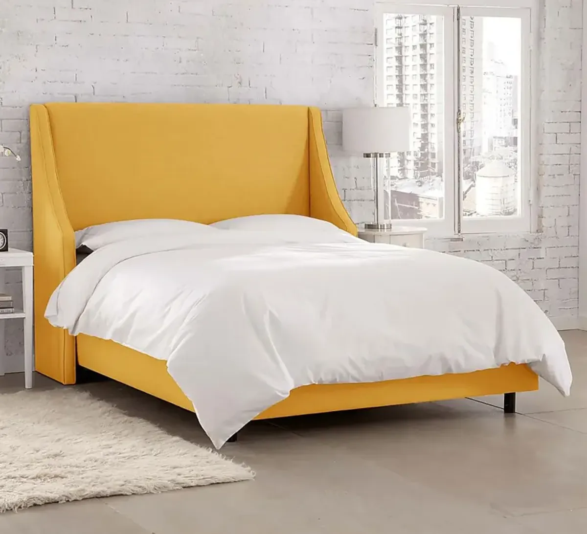 Allyena Yellow California King Bed