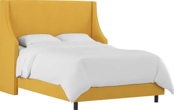 Allyena Yellow California King Bed