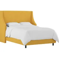 Allyena Yellow King Bed