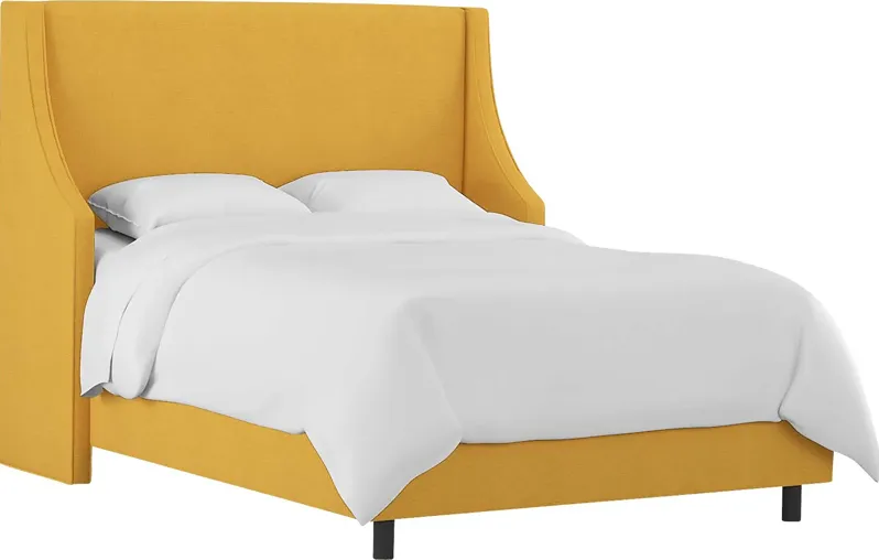 Allyena Yellow King Bed