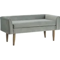 Harrowdale Gray Accent Bench