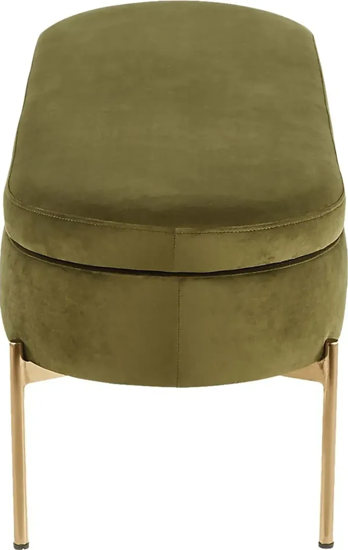 Chardan Green Storage Bench