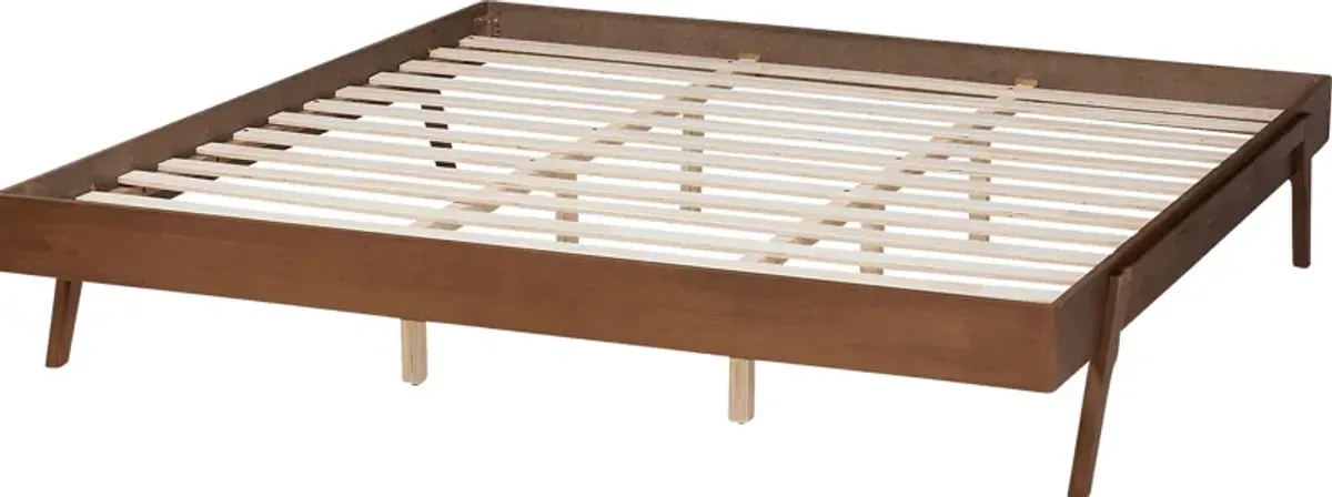 Barandal Brown King Bed