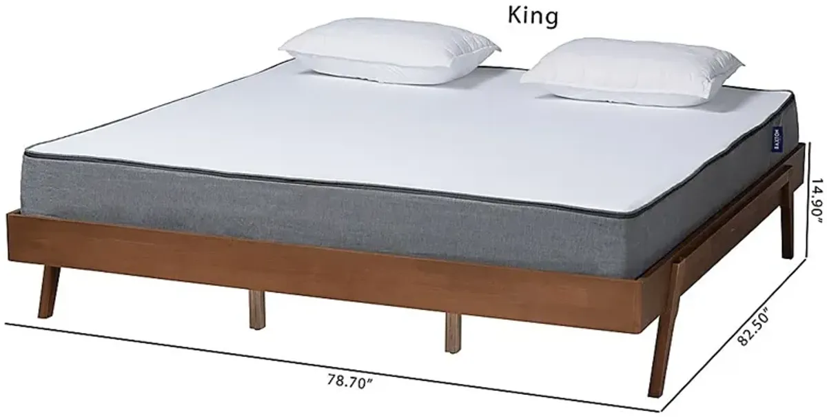 Barandal Brown King Bed