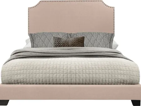 Carshalton Beige King Upholstered Bed