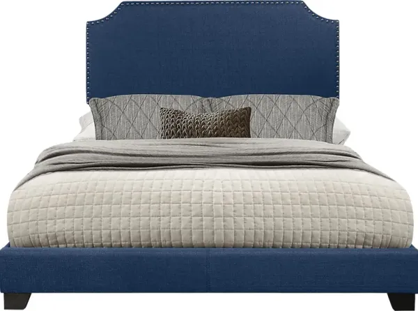 Carshalton Blue King Upholstered Bed